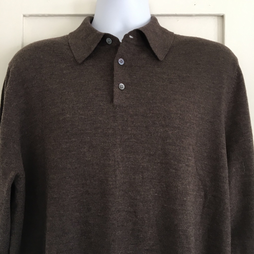 NEW BROOKS BROTHERS MENS XL WOOL SWEATER